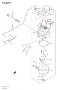 Suzuki DF2.5 Carburetor 2006(K6)-2011(K11) 13200-97J41-000 (click for enlarged image)